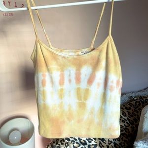 tie die pacsun tank